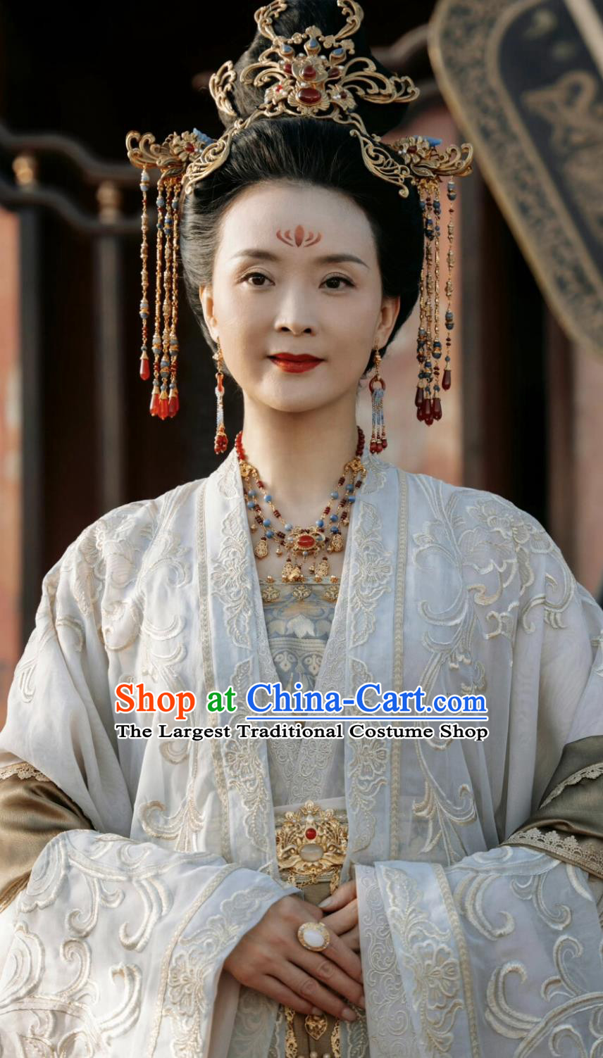 TV Series A Journey To Love Royal Empress Zhao Jie Dress Ancient China Court Woman Clothing