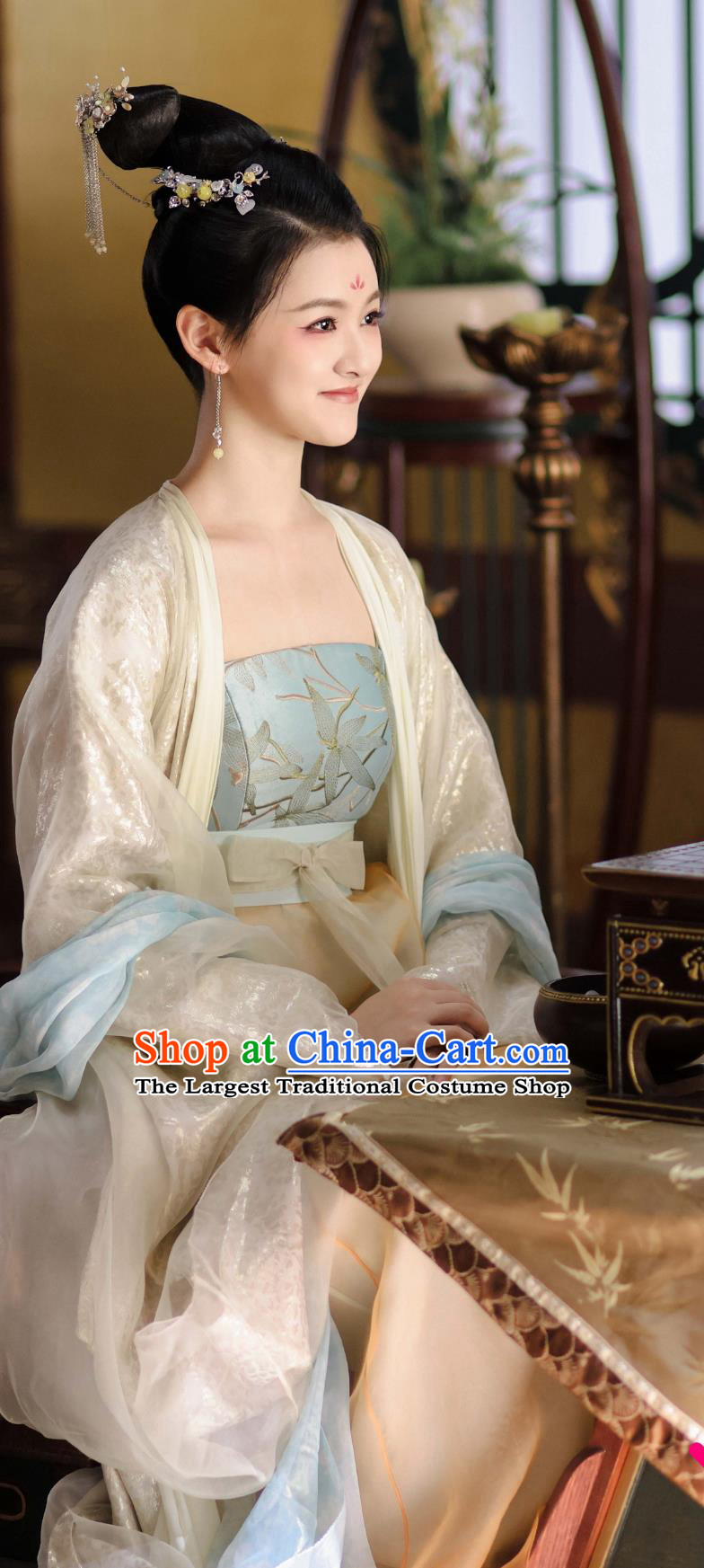 TV Series The Legend of An Le Courtesan Lin Lang Costume Ancient China Dance Woman Clothing Traditional Hanfu