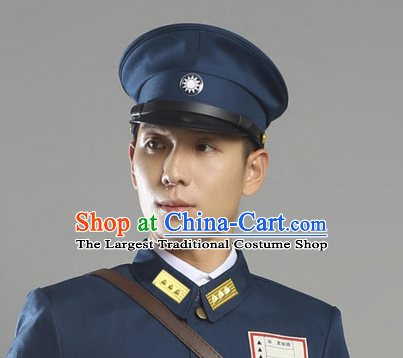 Minguo Army Cap Chinese Film TV Drama Headwear