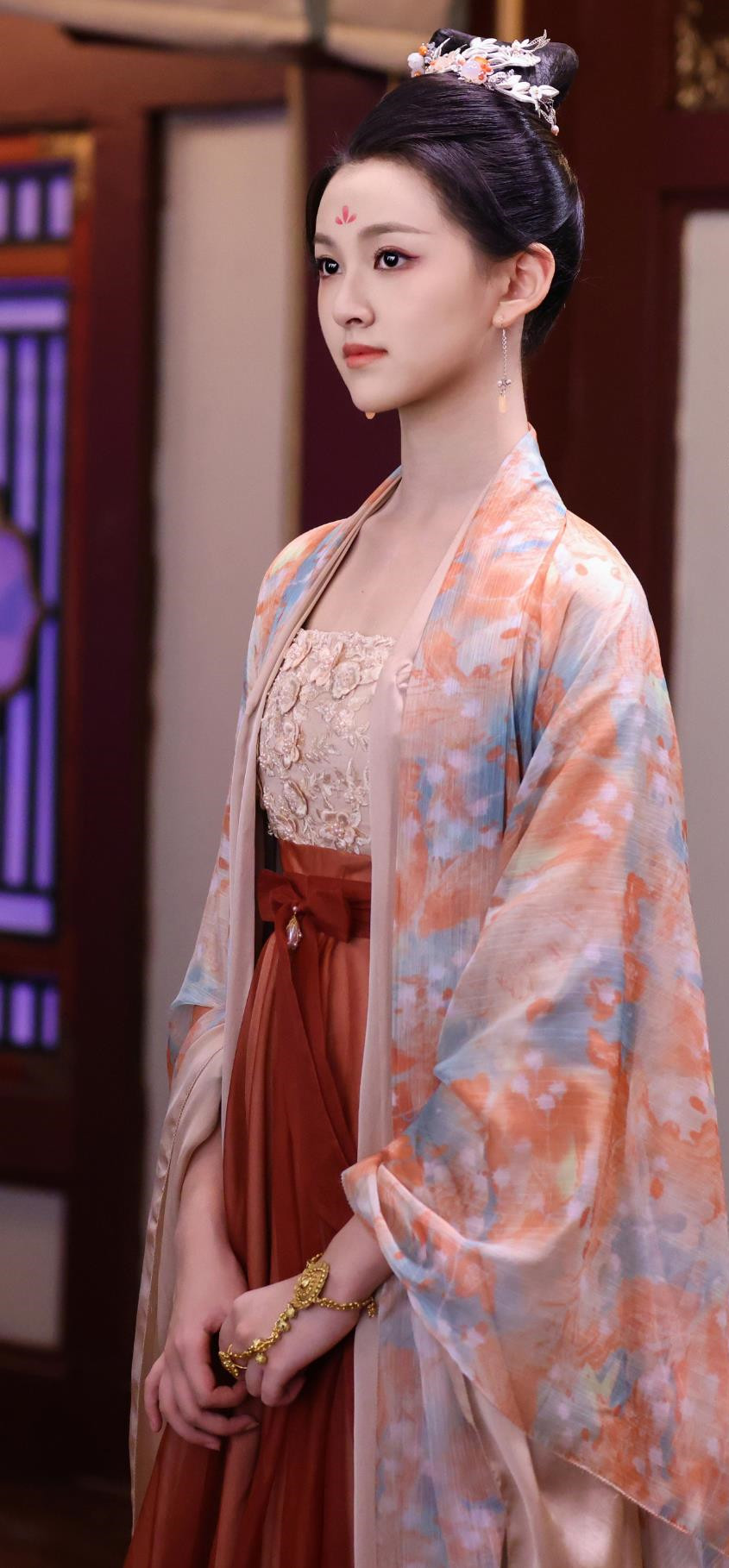 TV Series The Legend of An Le Oiran Lin Lang Dress Ancient China Tang Dynasty Young Lady Clothing Traditional Hanfu Costume