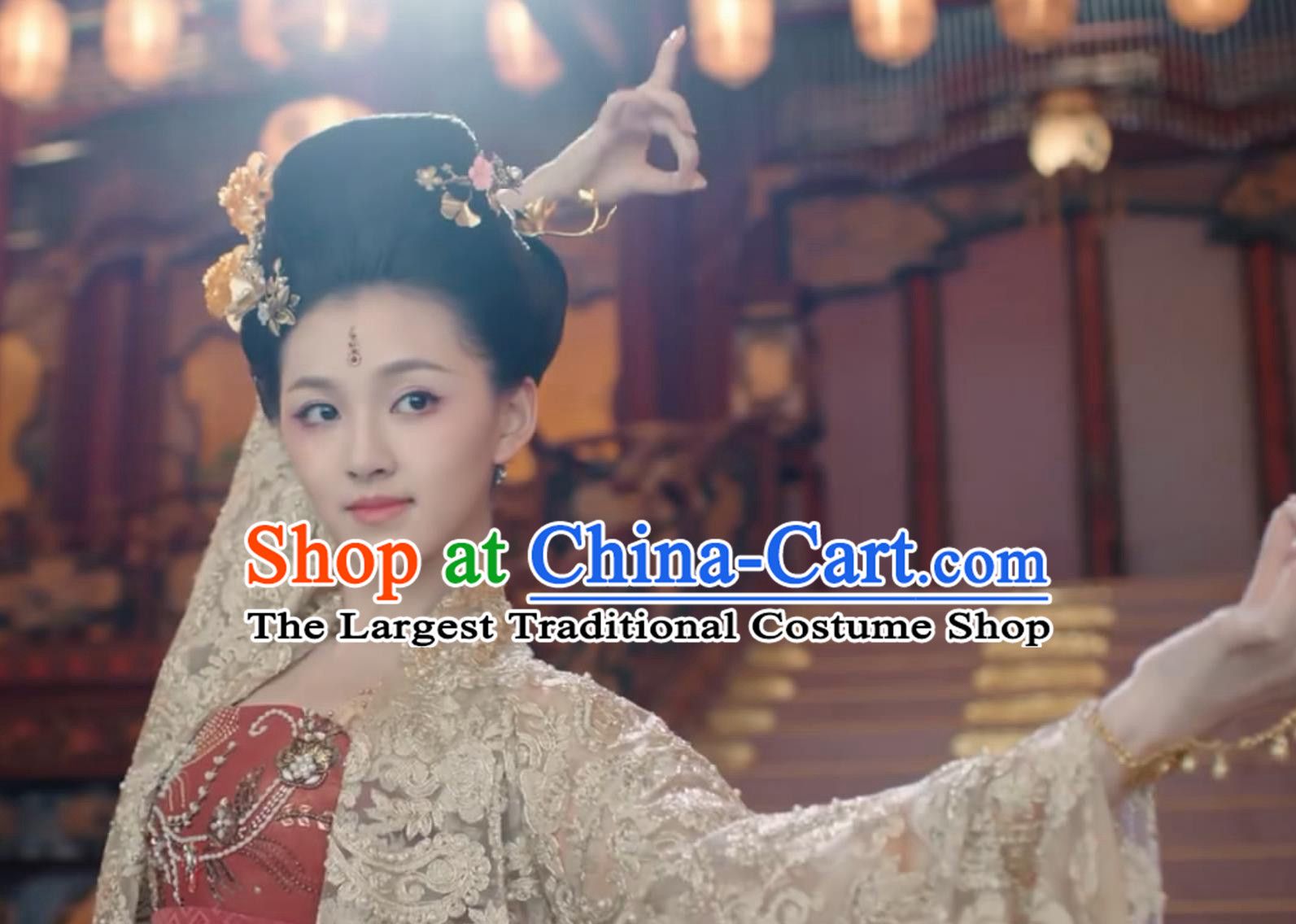 Traditional Woman Hanfu TV Series The Legend of An Le Courtesan Lin Lang Dress Ancient China Dance Lady Clothing