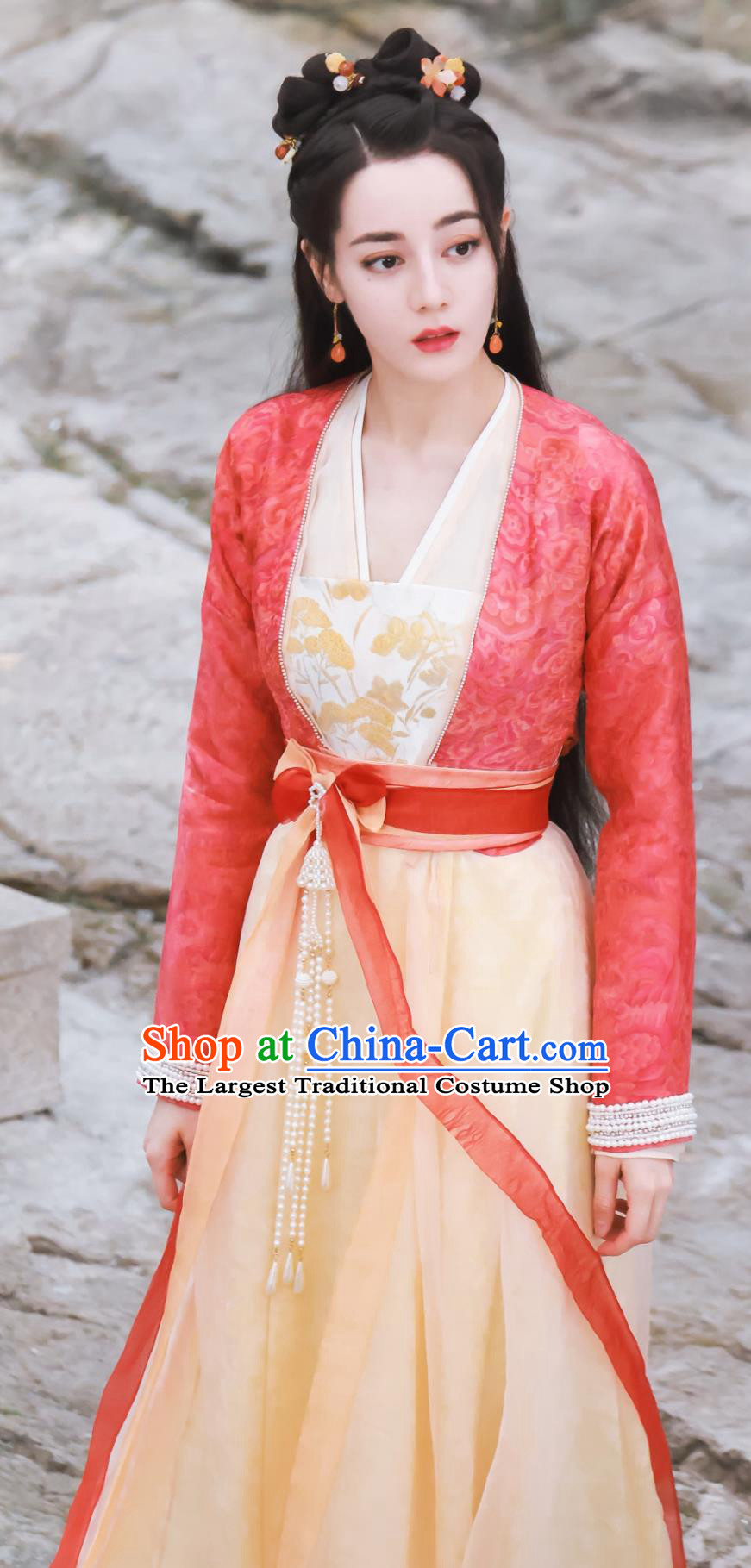 Ancient China Swordswoman Clothing Traditional Woman Hanfu TV Series The Legend of An Le Heroine Ren An Le Dress