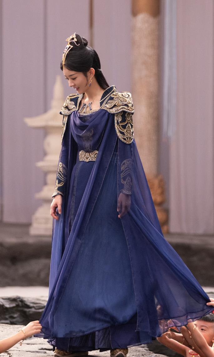 Chinese TV Series The Legend Of Shen Li Monarchess Purple Dress Ancient Swordswoman Garment Costume