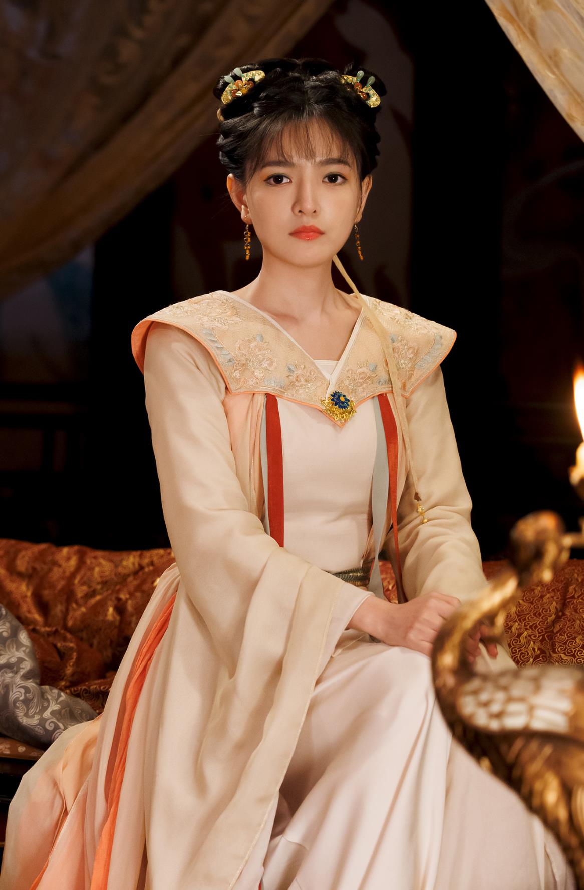 Ancient China Young Woman Garment Costume Chinese TV Series The Legend Of Shen Maid Lady Rou Ya Dress