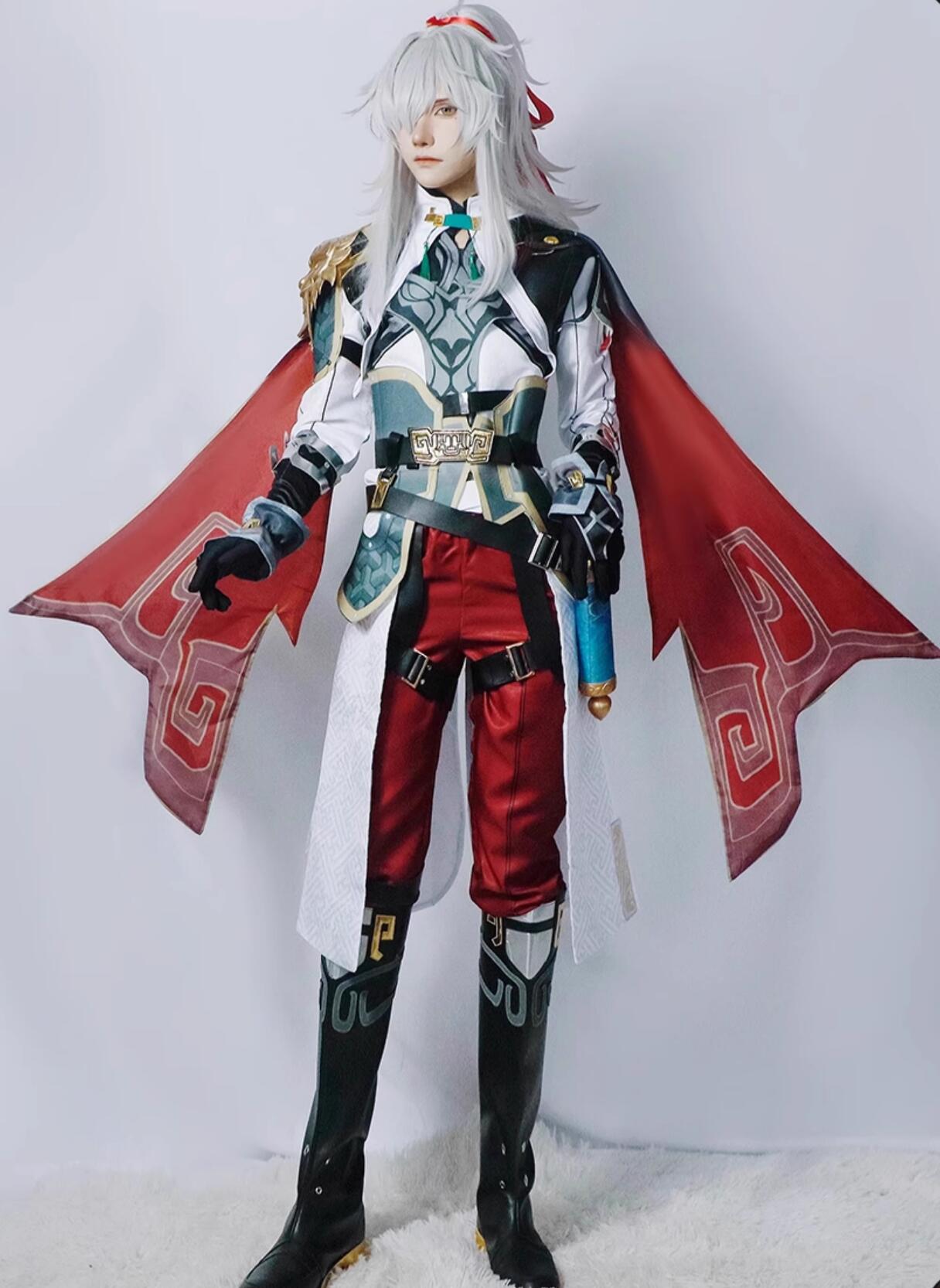 Handmade Star Dome Railway Cos General Luo Fu Outfit Honkai Star Rail Jing Yuan Cosplay Costume Anime Clothing