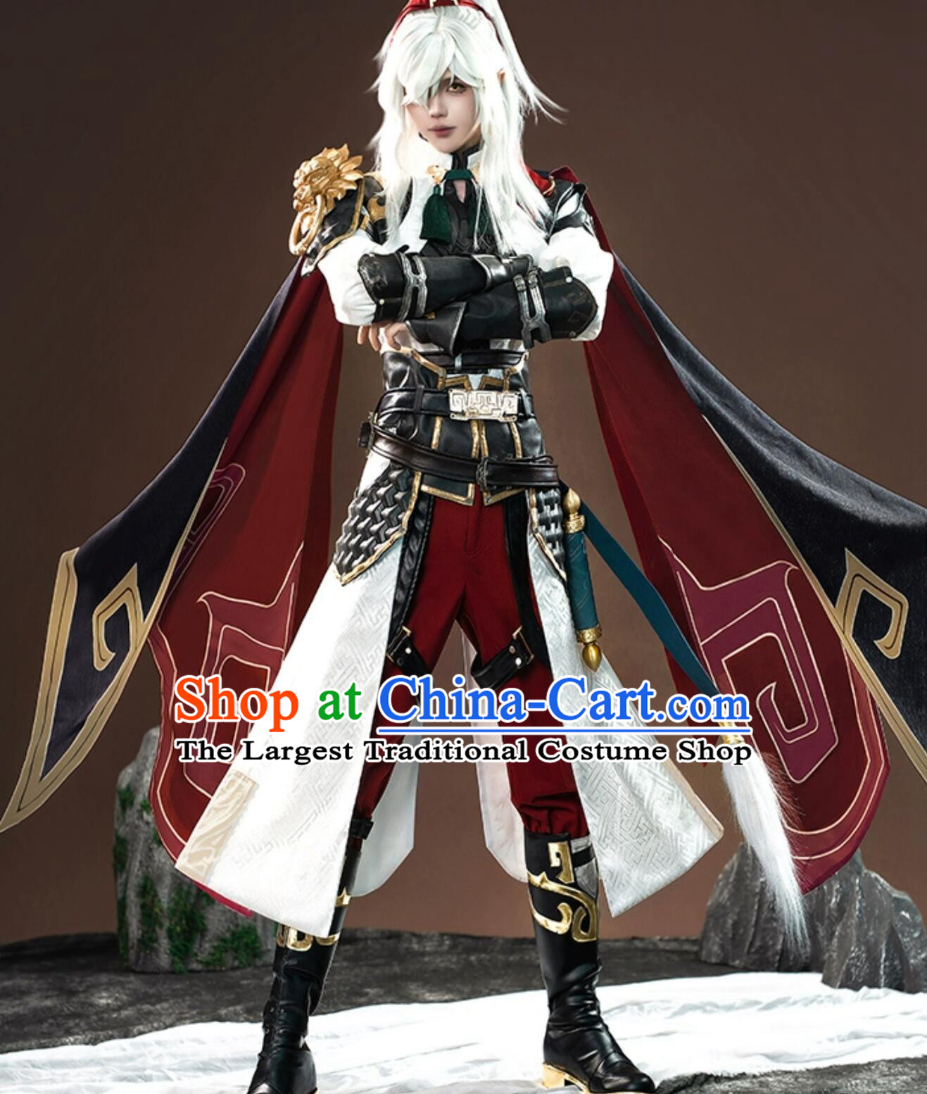 Anime Clothing Handmade Star Dome Railway Cos General Luo Fu Outfit Honkai Star Rail Jing Yuan Cosplay Costume