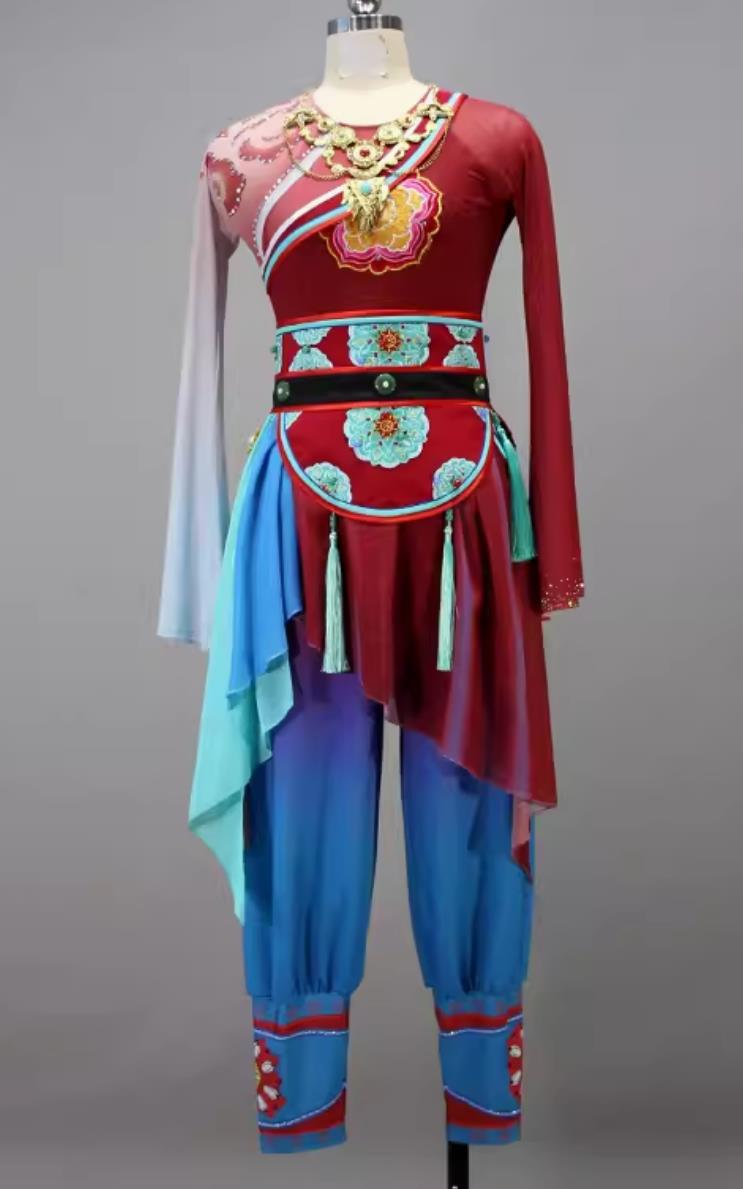 China Zhezhi Dance Outfit Chinese Dance Contest Program Fang Hua Dunhuang Flying Apsaras Dance Replica Costume