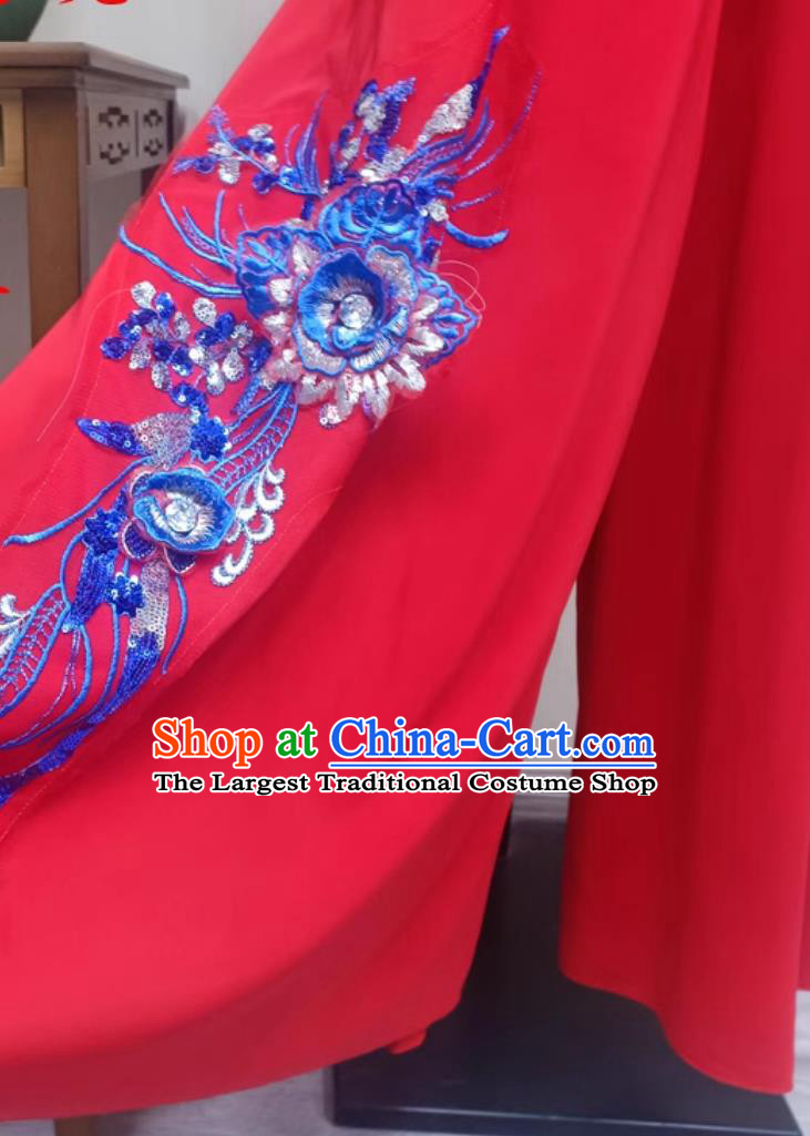 China Classical Dance Clothing Chinese Dance Contest Umbrella Dance Costume Woman Solo Performance Red Outfit