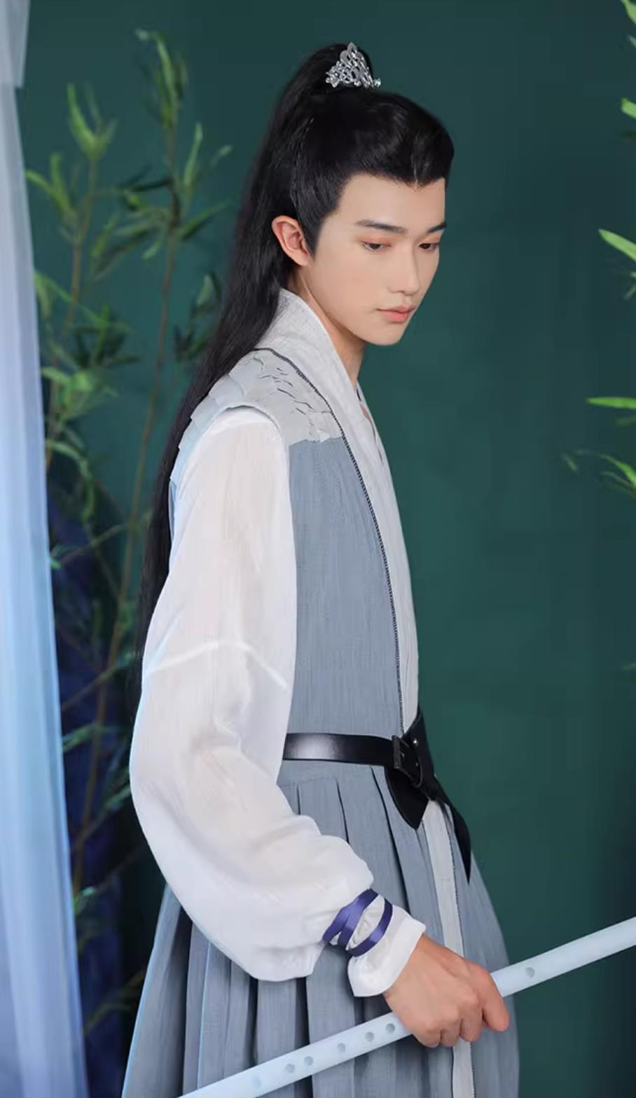 Chinese Song Dynasty Swordsman Costume Traditional Male Clothing Ancient China Young Hero Hanfu