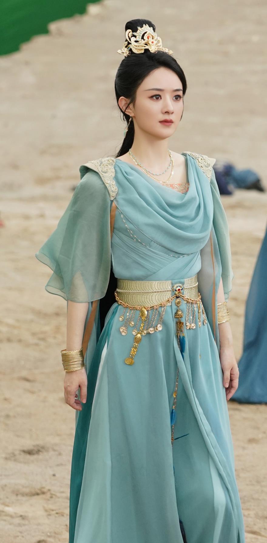 Chinese Hanfu Queen Costume China 2024 TV Series The Legend of Shen Li Ancient Goddess Clothing