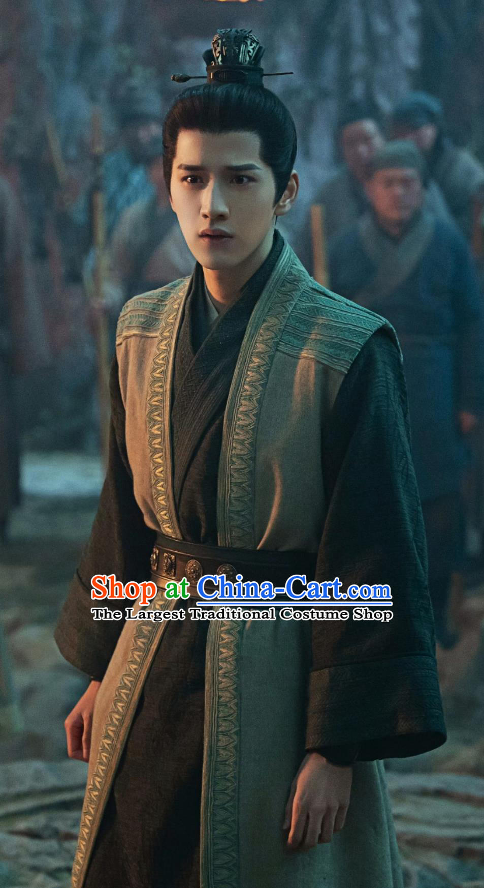 Chinese Wuxia TV Series The Legend of Heroes Warrior Yang Kang Costume Ancient China Royal Prince Garments