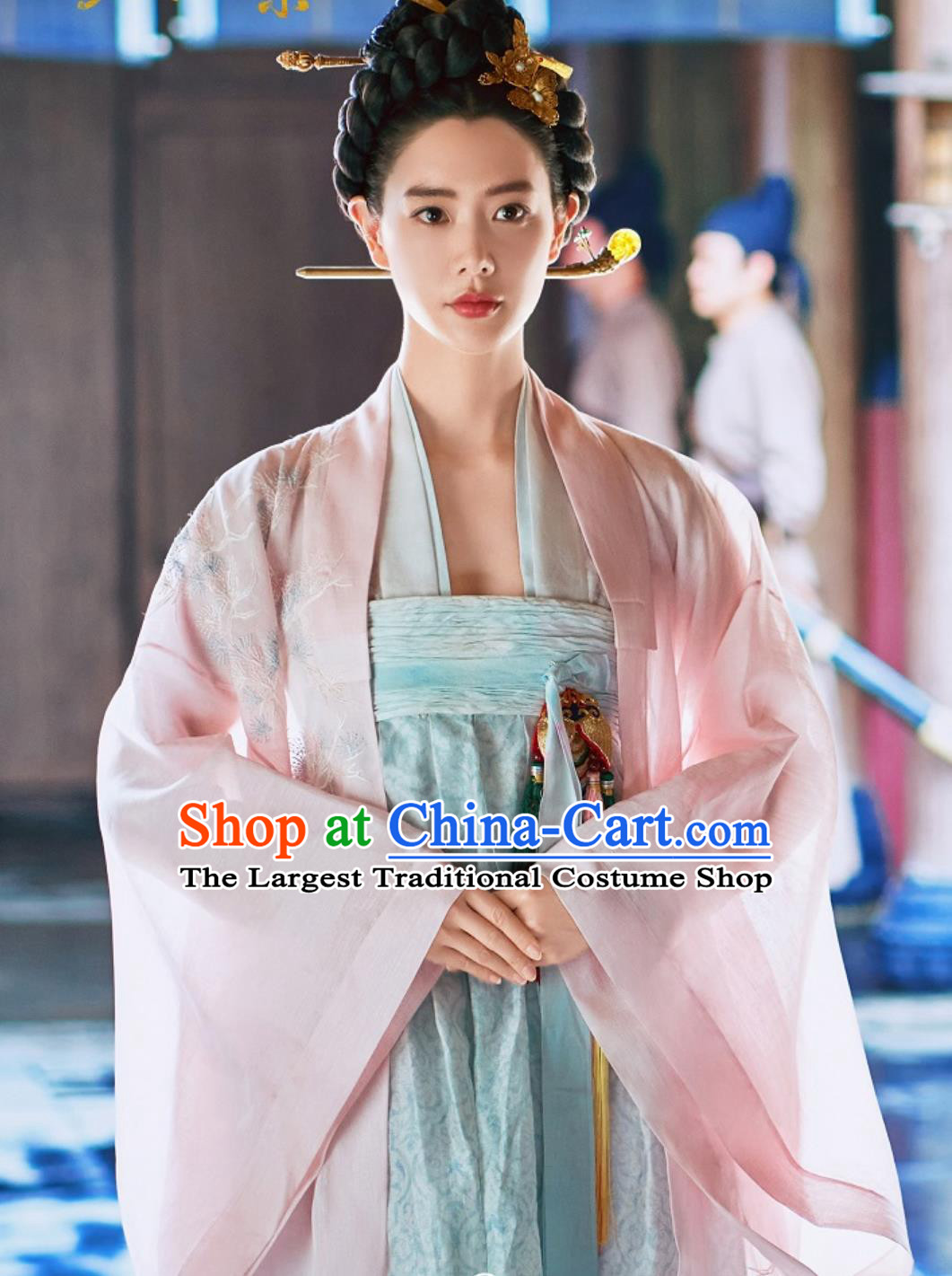 Chinese TV Series Judge Dee Mystery Princess Yu Su Costume Ancient China Tang Dynasty Court Woman Dress