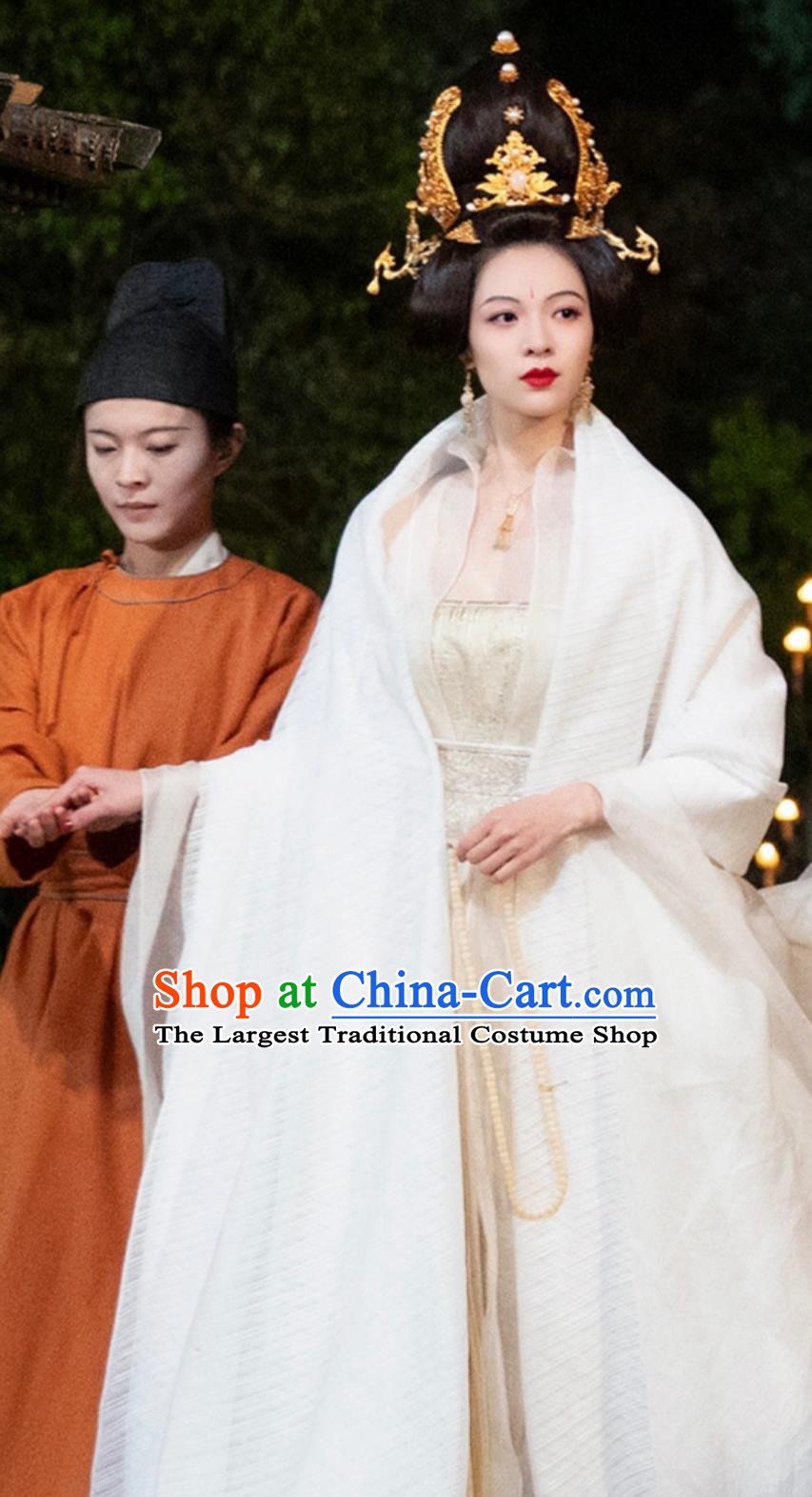 Ancient China Tang Dynasty Empress Dress Chinese TV Series Judge Dee's Mystery Queen Wu Costume