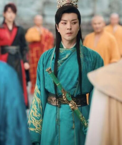 Chinese TV Series The Blood of Youth Eunuch Jin Xian Costume Ancient Swordsman Green Garment Clothing