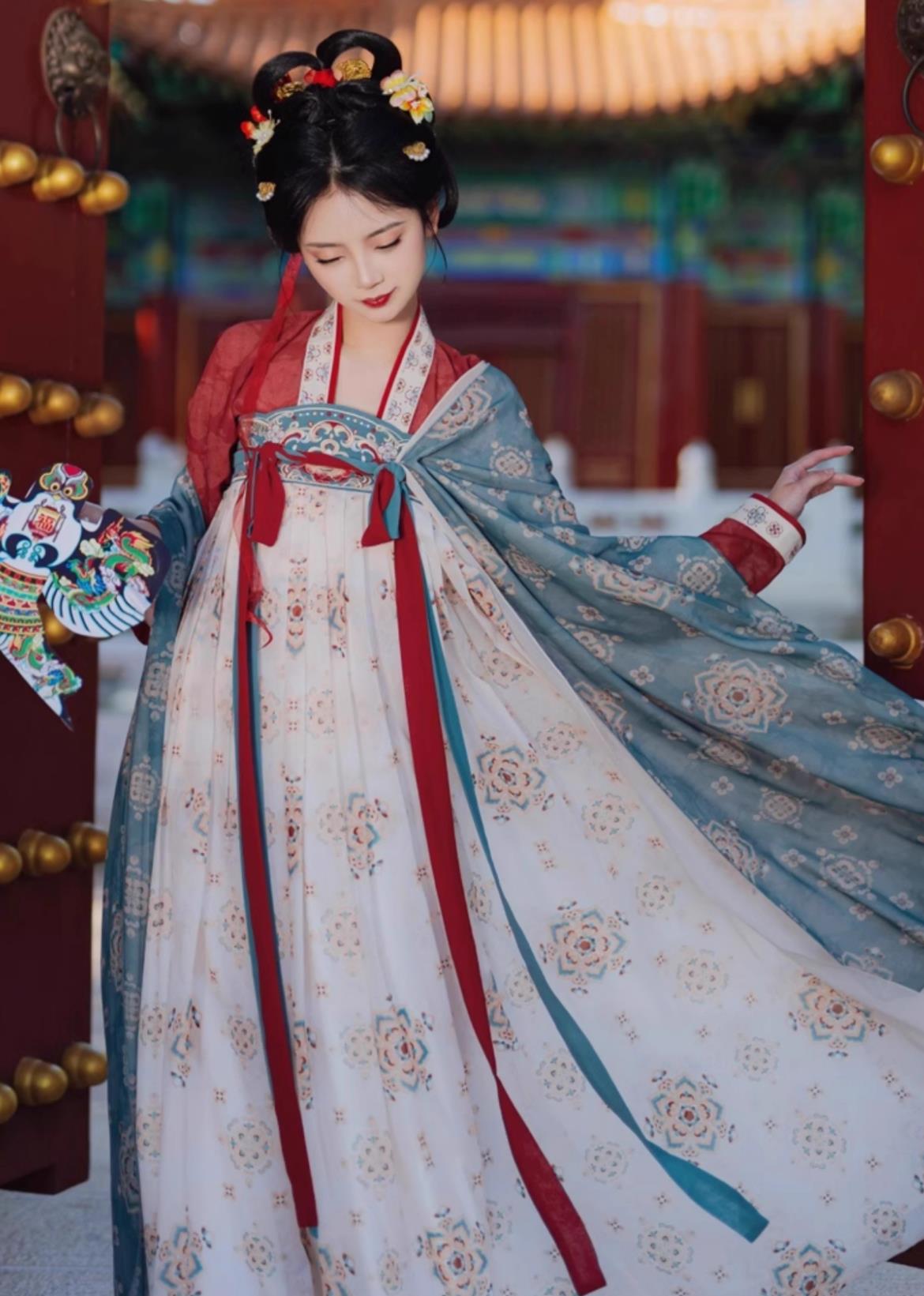 Chinese Hanfu Dress Ancient China Tang Dynasty Court Lady Clothing