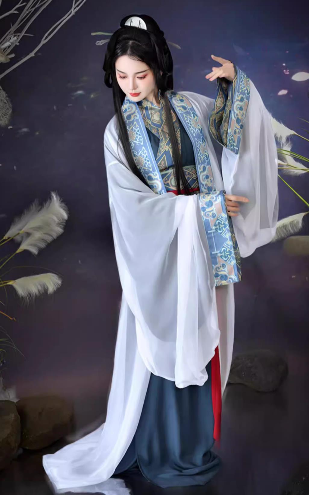 Chinese the Warring States Period Hanfu Ancient China Royal Princess Costume Traditional Woman Clothing