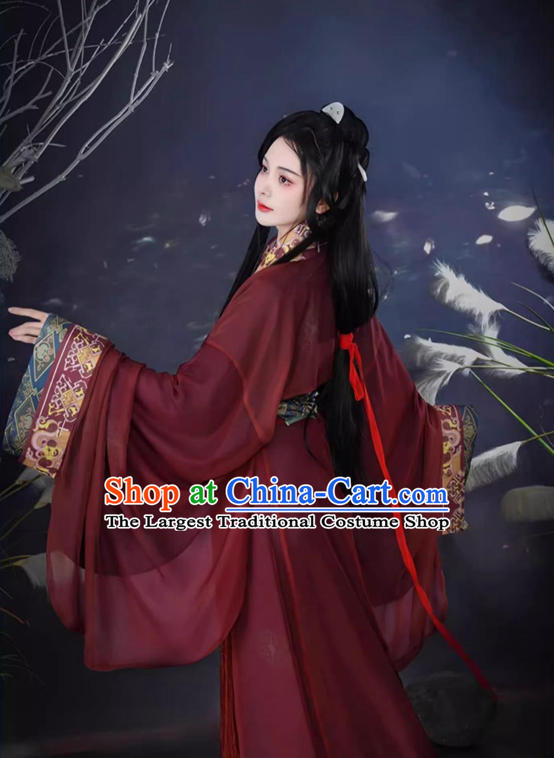 Ancient China Palace Lady Costume Chinese Traditional Female Clothing the Warring States Period Royal Princess Hanfu Dress