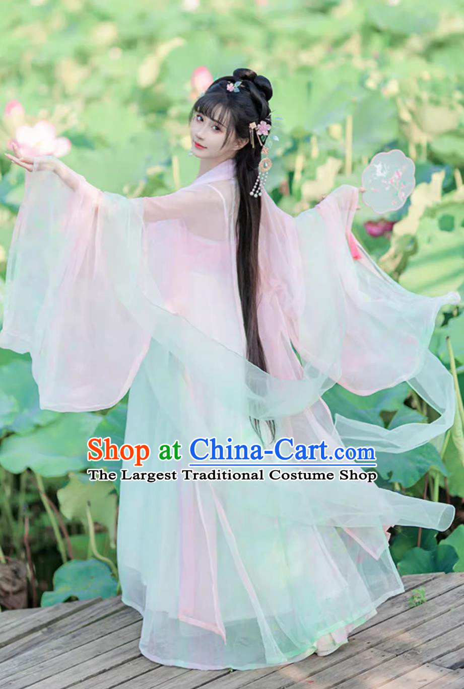 Chinese Traditional Clothing Tang Dynasty Princess Hanfu Ru Qun Robe Ancient China Young Woman Costume