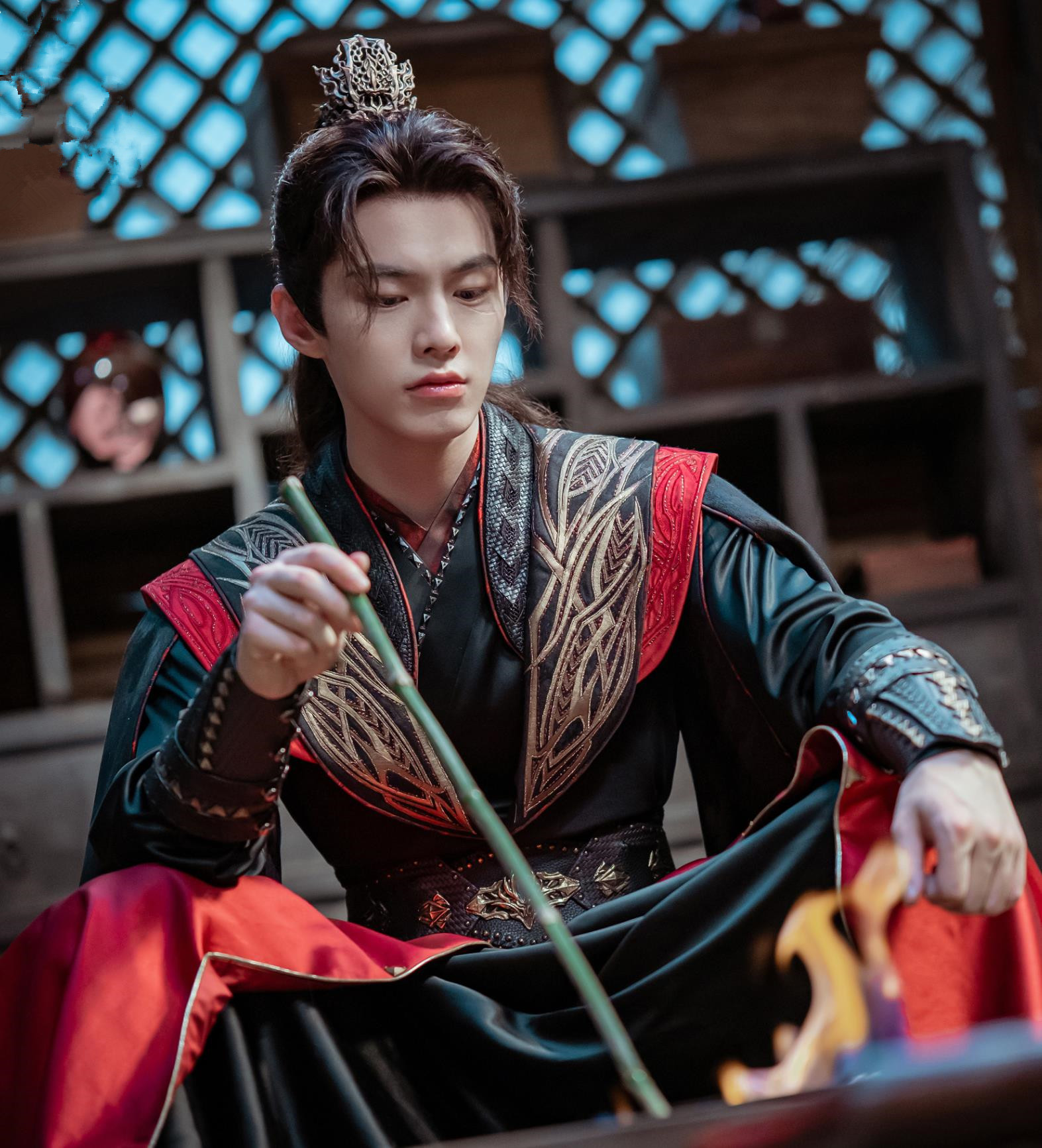 Ancient China Young Hero Clothing Chinese Drama Dashing Youth Swordsman Ye Ding Zhi Black Costume