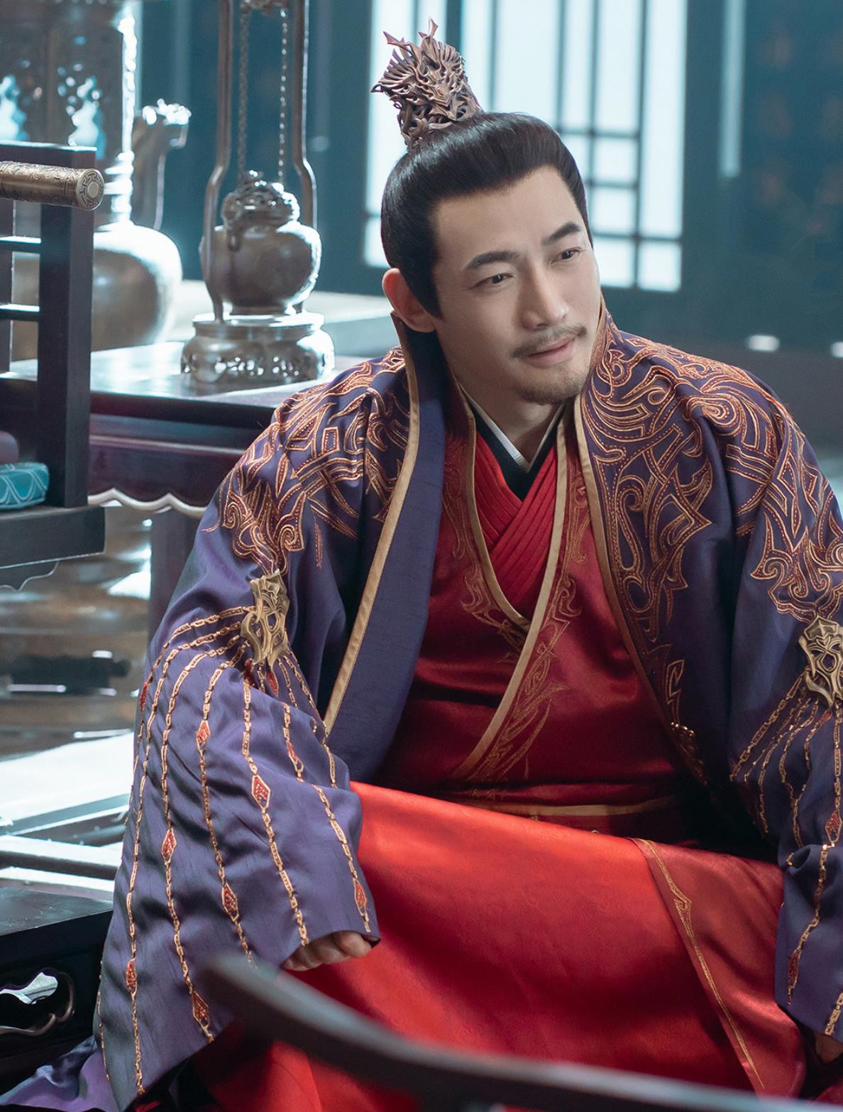 Ancient China Noble Marquis Clothing Chinese TV Drama Dashing Youth Crown Prince Baili Cheng Feng Garment Costume