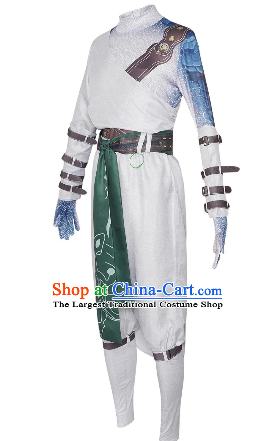 Black Myth Wukong Mount Black Wind Mount Whiteclad Noble Swordsman Costume Ancient Chinese Warrior Clothing