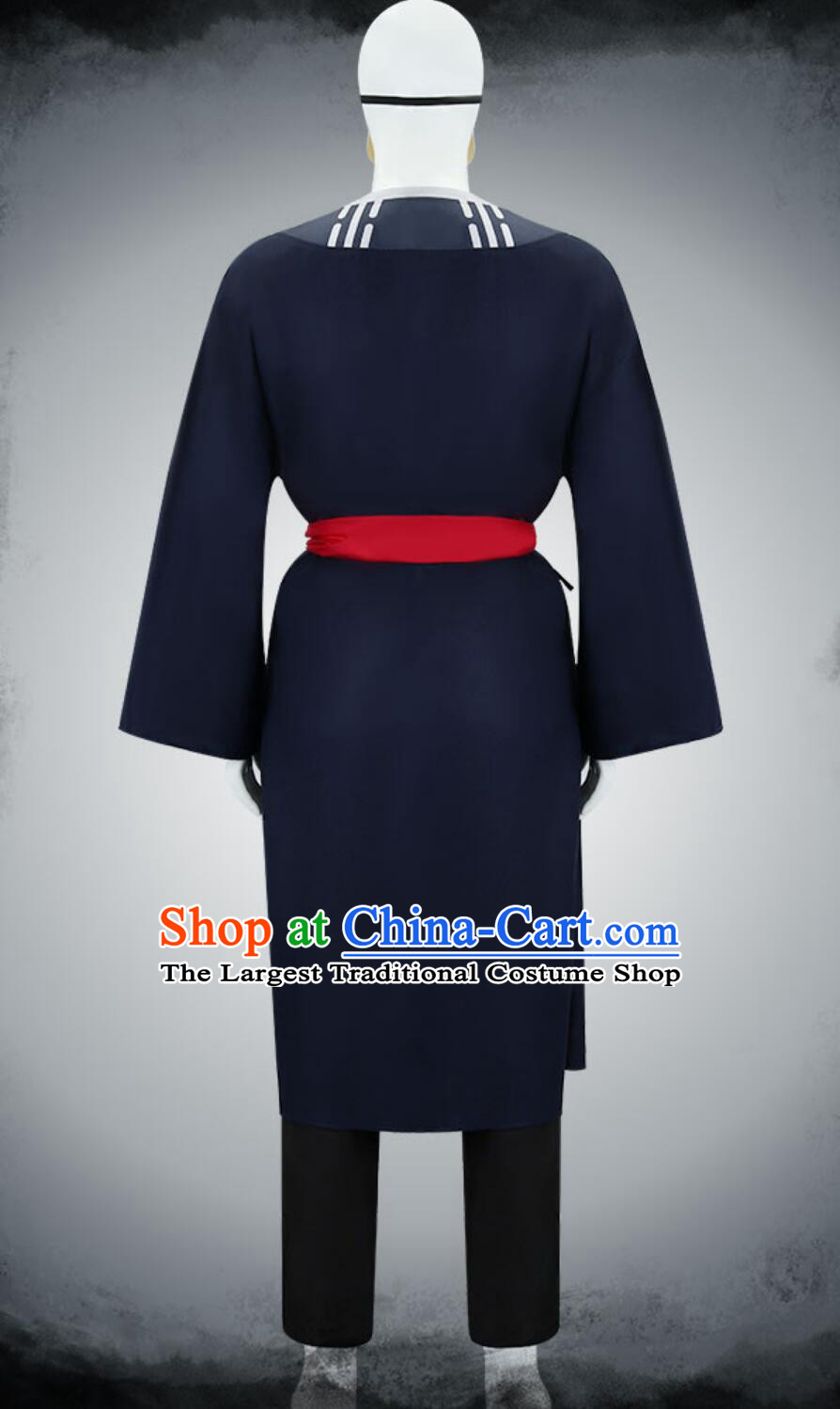Ancient Chinese Taoist Priest Clothing Black Myth Wukong Daoist Mi Outfit Halloween Cosplay Costume