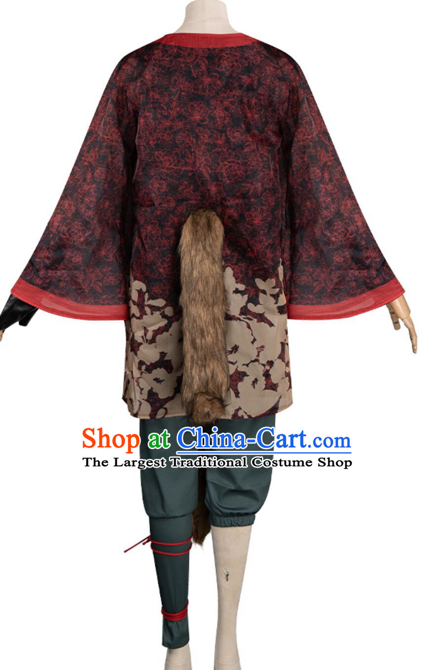 Black Myth Wukong Ping Ping Costume Ancient Chinese Fairy Clothing Little Fox Outfit
