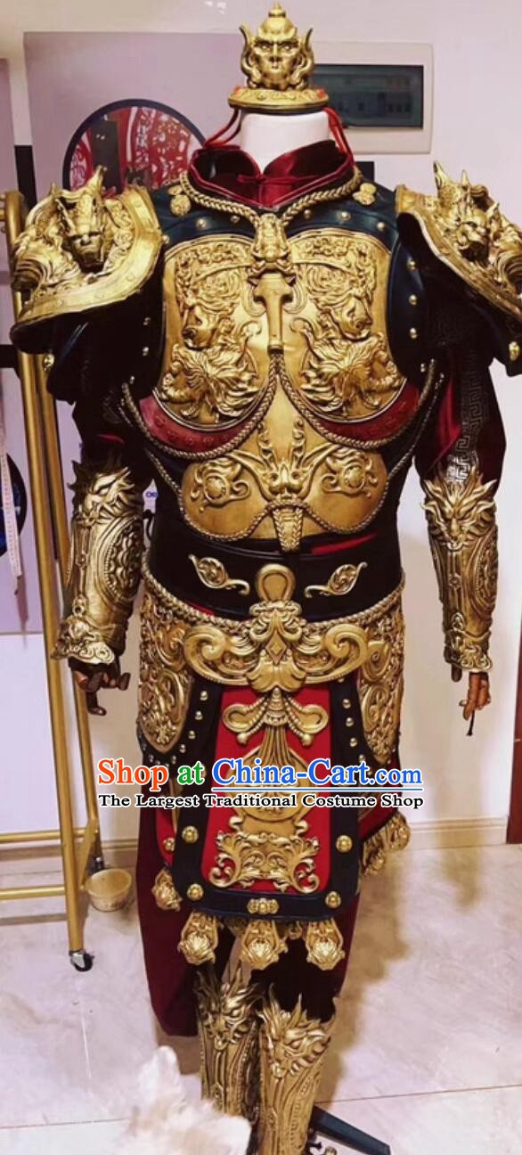 Black Myth Wukong Armor Journey to the West Monkey King Tian Ming Ren Costumes Complete Set