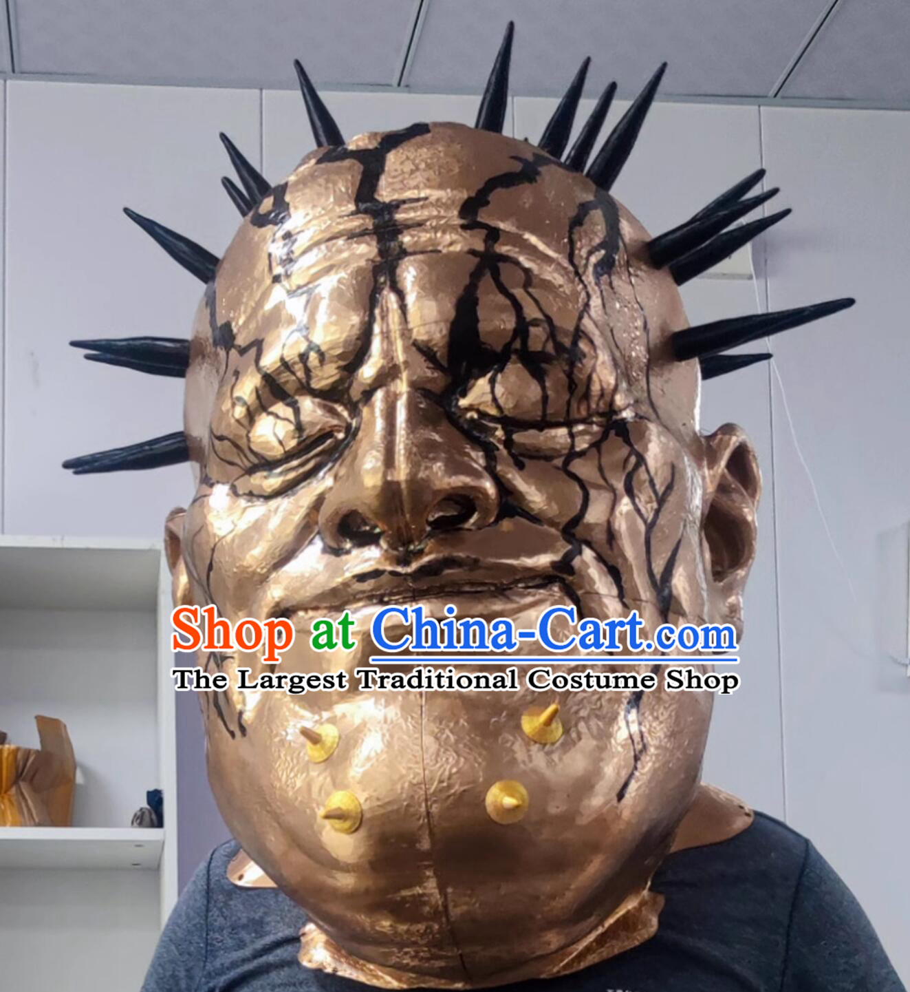 Black Myth Wukong Elder Jinchi Headwear Journey to the West Jin Chi Abbot Mask