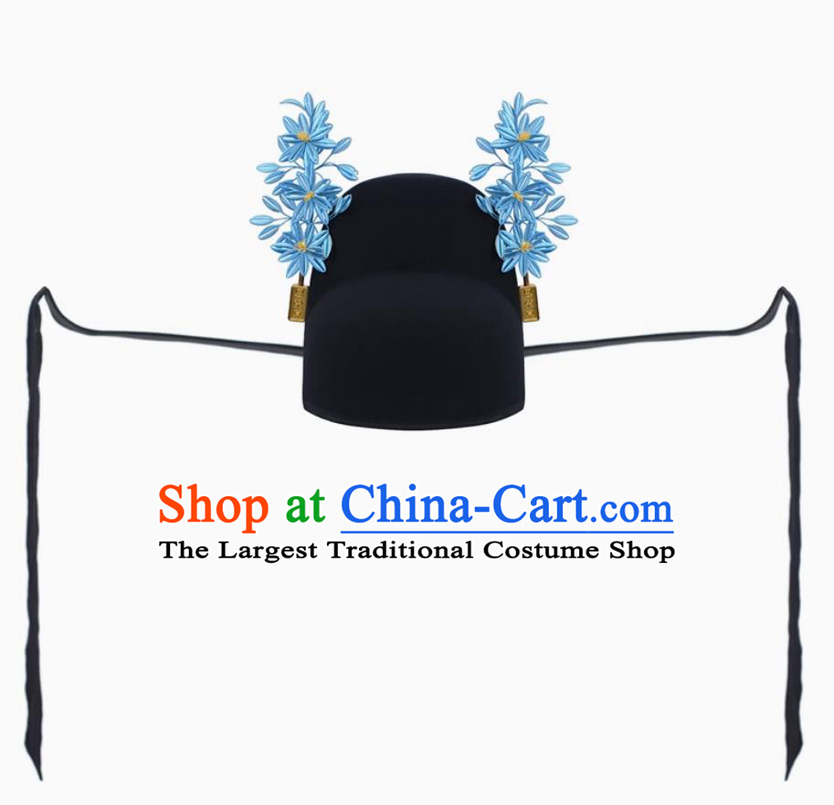 Chinese Ming Dynasty Scholar Hat Ancient China Civil Official Headwear Traditional Hanfu Headdress