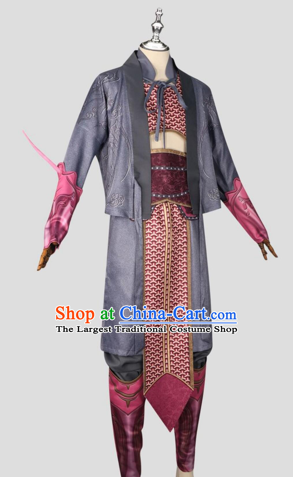 Black Myth Wukong Cosplay Clothing Yan Huo Wu Kong Outfit Halloween Stage Performance Costume