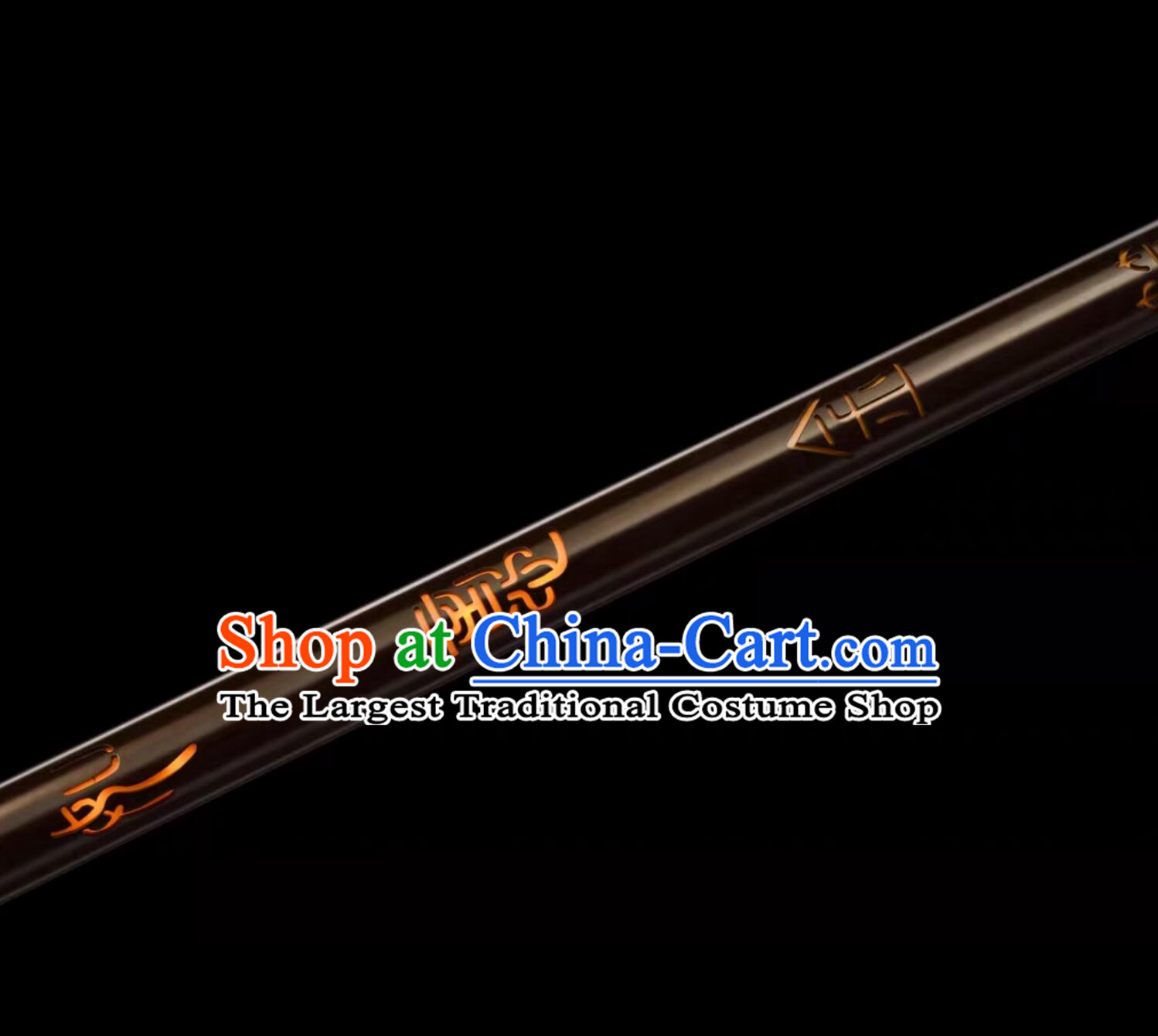 Handmade Jingu Bang Black Myth Wukong Luminous Copper Staff Halloween Stage Performance Golden Cudgel Prop