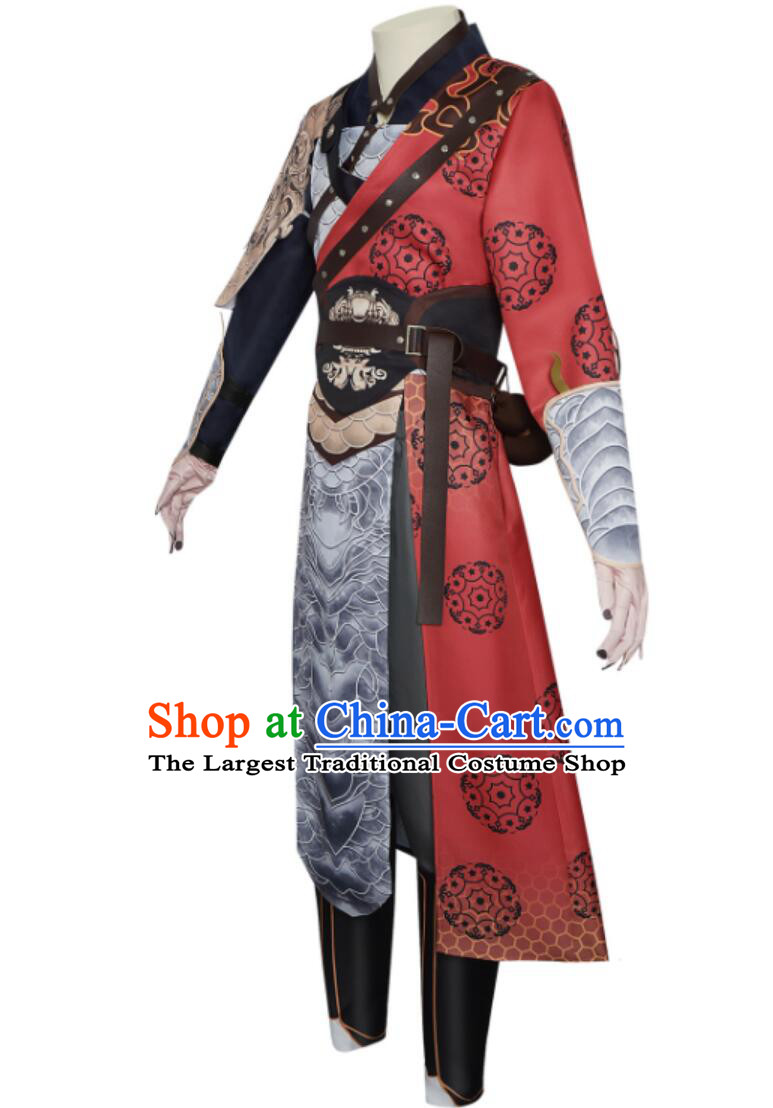 Halloween Stage Performance Costume Handmade Black Myth Wukong Tian Ming Ren Outfit