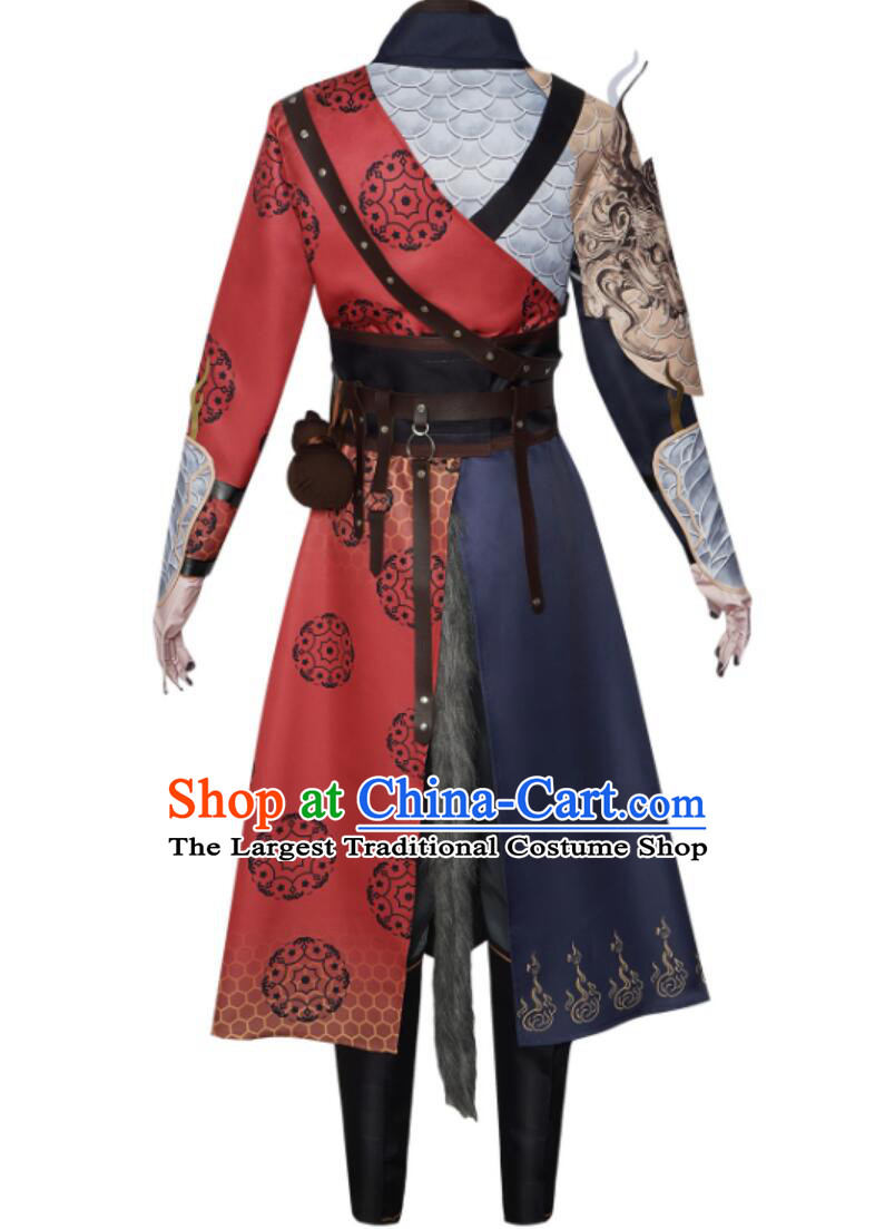 Halloween Stage Performance Costume Handmade Black Myth Wukong Tian Ming Ren Outfit