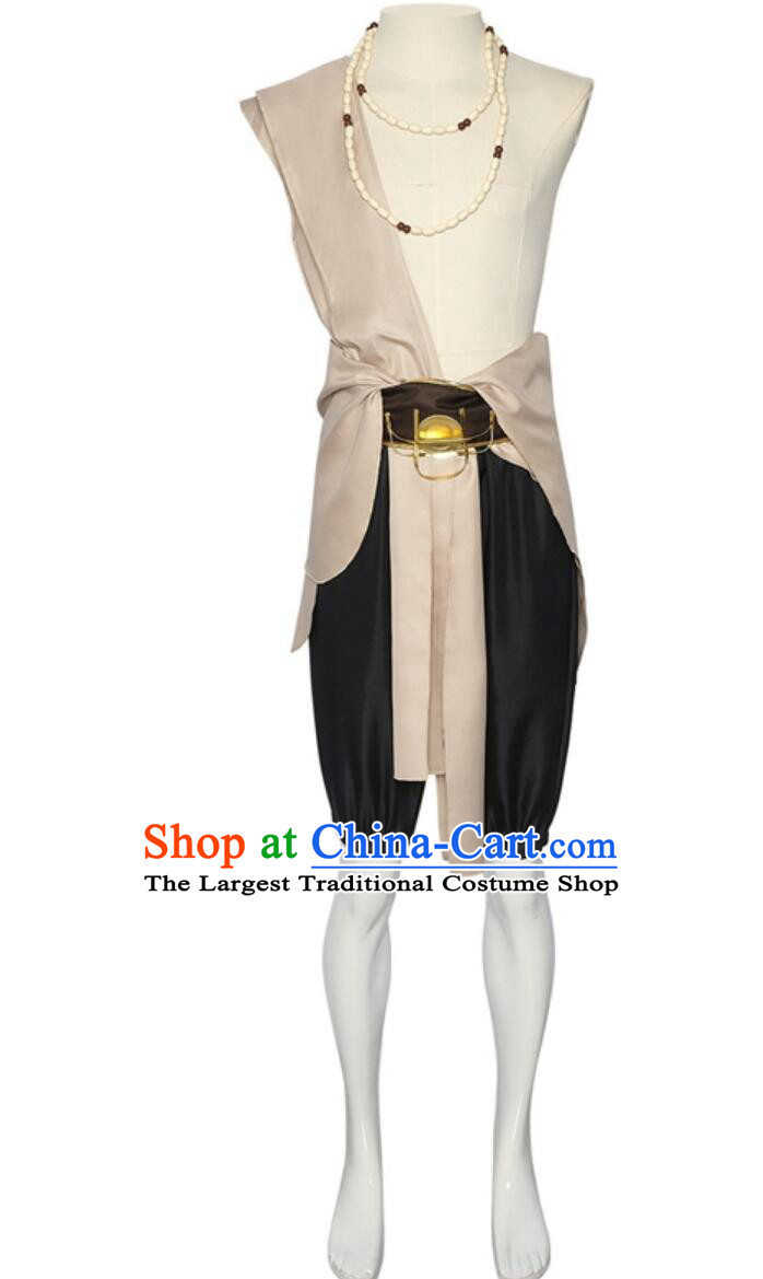 Handmade Black Myth Wukong Devil Boy Outfit Halloween Stage Performance Costume