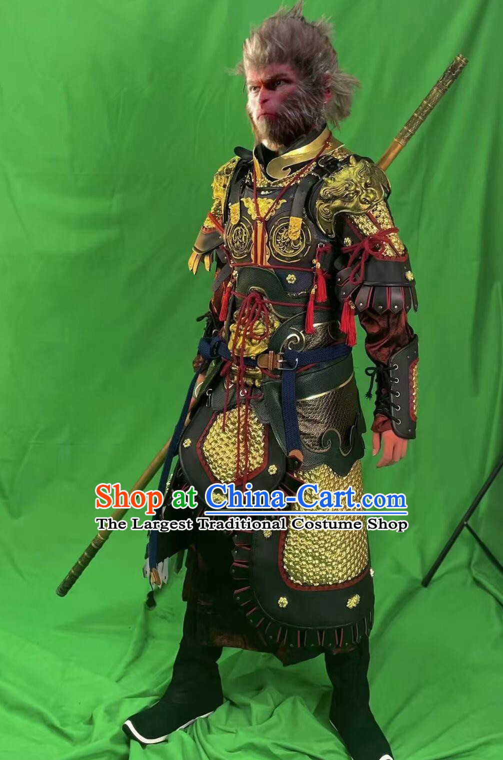 Black Myth Wukong Handsome Monkey King Armor Chinese Mythology Sun Wu Kong Costume