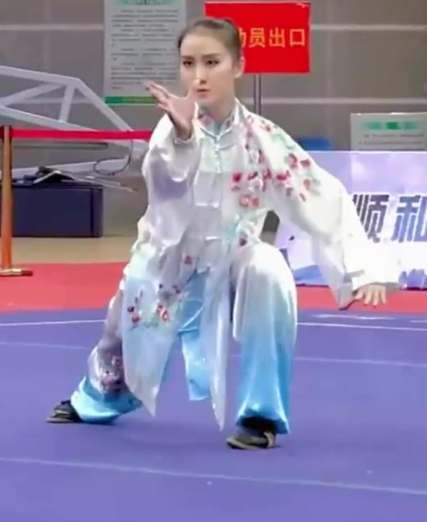 Chinese Kung Fu Competition Clothing China Wushu Uniform Top Embroidered Tai Chi Suit