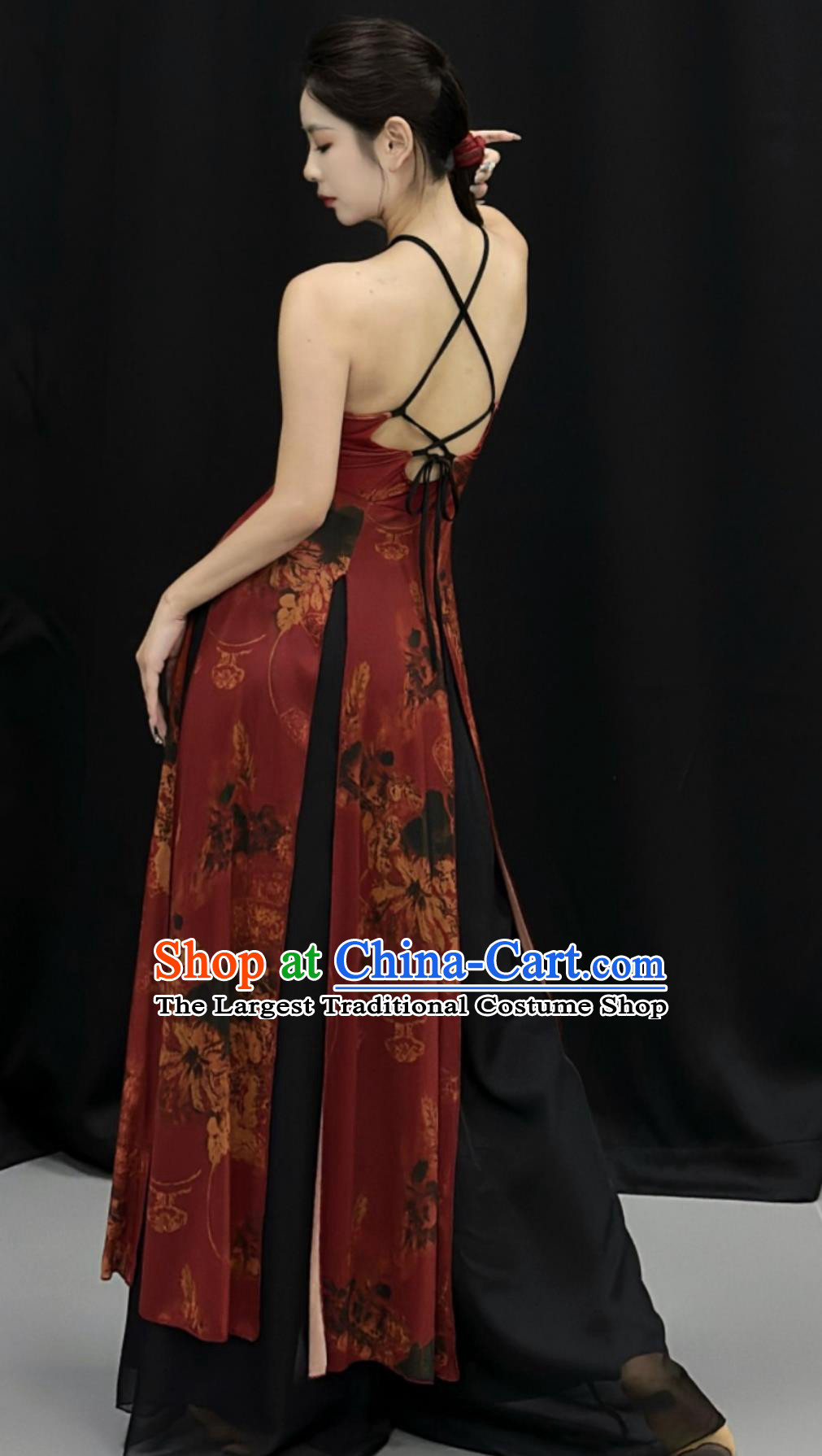 China Jazz Dance Dress Traditional Chinese Classical Dance Costume Woman Solo Dance Clothing