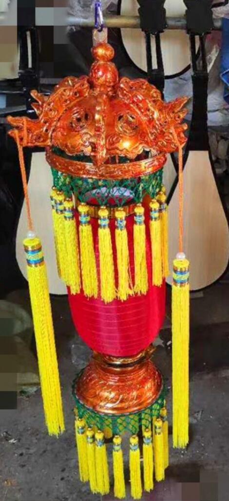 Chinese Peking Opera Prop Handmade Palace Lantern Imperial Guard Hand Lamp