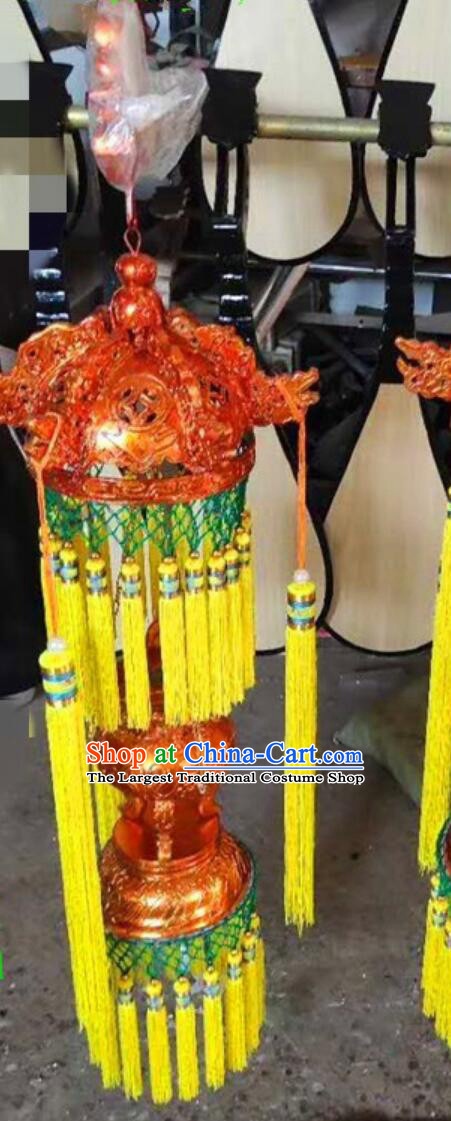 Chinese Peking Opera Prop Handmade Palace Pastille Burner Imperial Guard Hand Censer