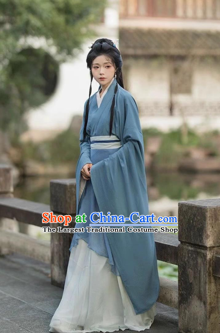 Chinese Southern and Northern Dynasties Woman Costumes Traditional Hanfu Dresses China Ancient Palace Princess Clothing