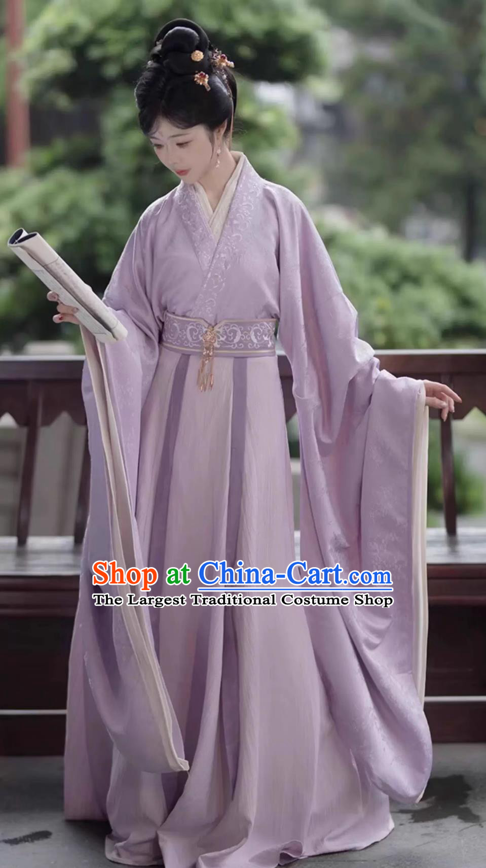 China Ancient Palace Princess Clothing Chinese Jin Dynasty Court Woman Costumes Traditional Purple Hanfu Dresses