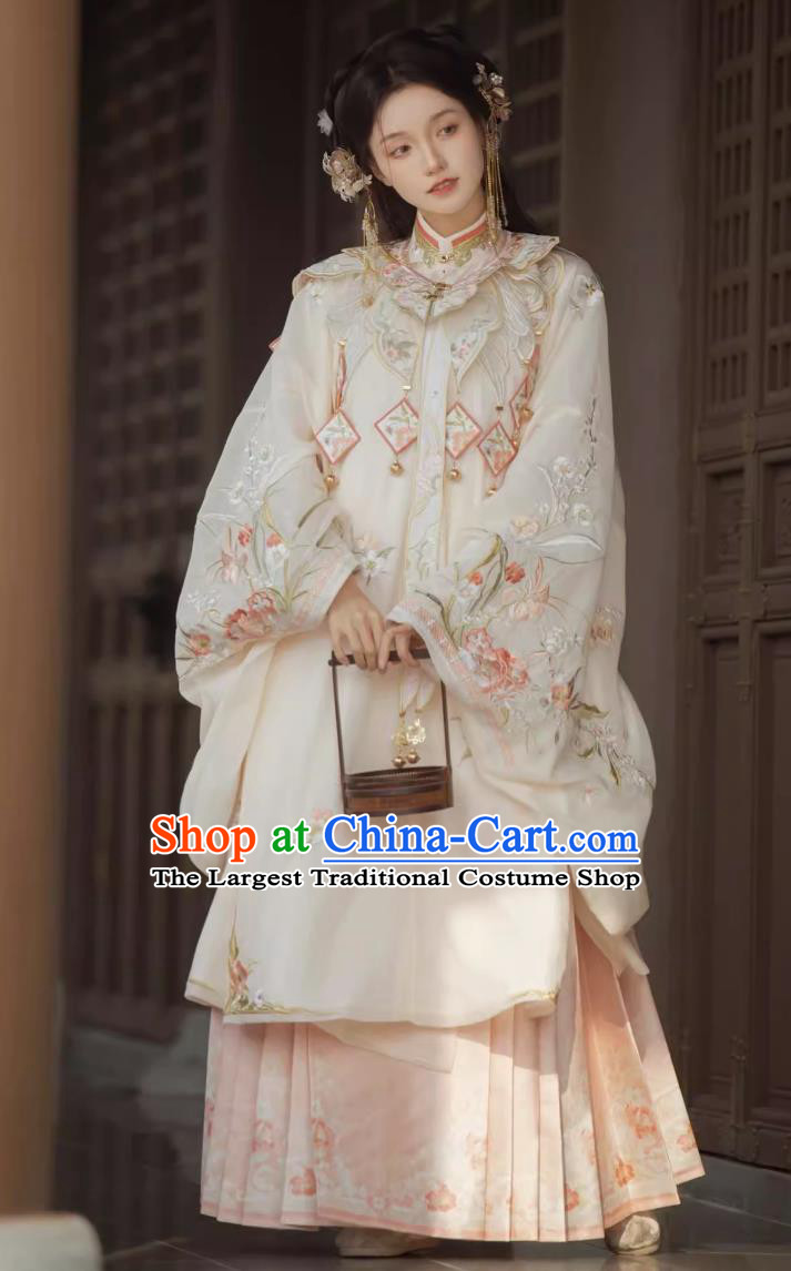 China Traditional Hanfu Dresses Ancient Palace Princess Clothing Chinese Ming Dynasty Noble Woman Costumes