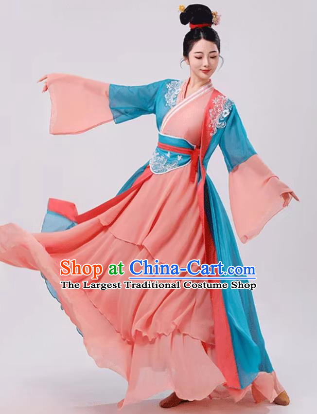 Chinese Classical Dance Costume Ancient Song Dynasty Woman Clothing Traditional Lantern Festival Performance Dress