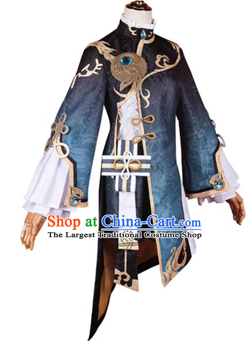 Genshin Impact Xingqiu Cosplay Costume Young Master Chinese Style Gaming Anime Outfit
