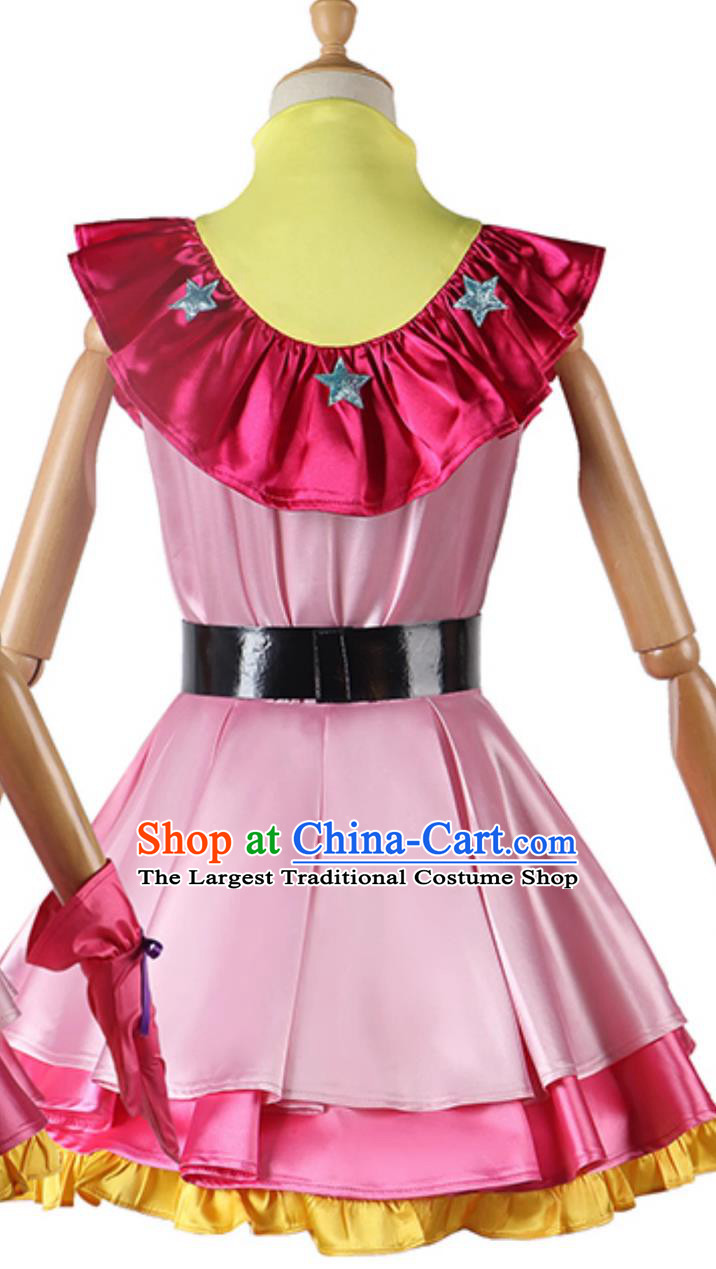Costume For Cosplay Hoshino Ai Character From An Anime I Follow Female School Pink Dress