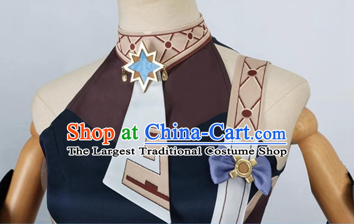 Genshin Impact Doli Cosplay Costume Female Full Set for Game Performance Outfit