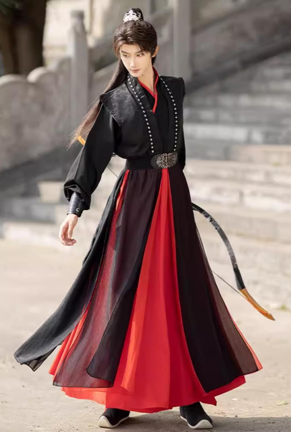 Hanfu Wuxia Drama Ancient Knight Costume Cosplay Warrior Outfit Traditional Chinese Swordsman Clothing