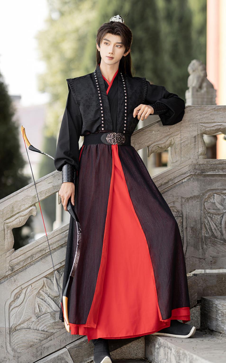 Hanfu Wuxia Drama Ancient Knight Costume Cosplay Warrior Outfit Traditional Chinese Swordsman Clothing