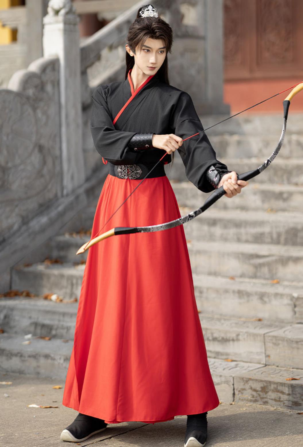 Hanfu Wuxia Drama Ancient Knight Costume Cosplay Warrior Outfit Traditional Chinese Swordsman Clothing